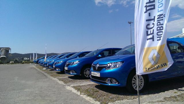 Event organization by Meridian DMC- test driving of the new Renault Logan for Russian market